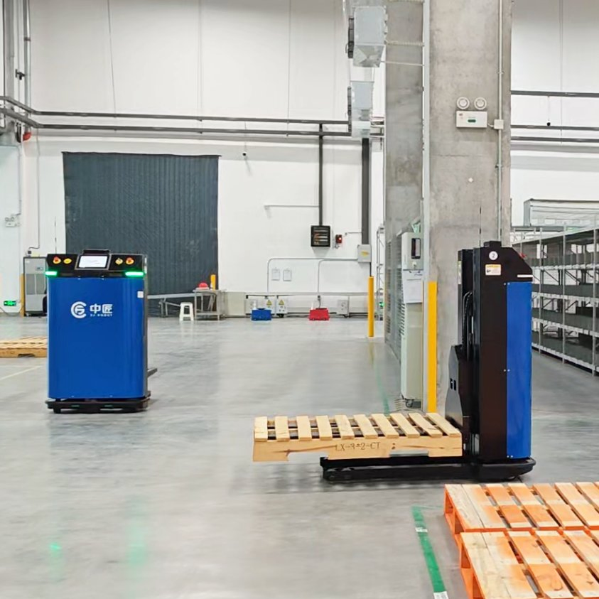 Unmanned Forklift Agv - Intelligent Robot for Customizable