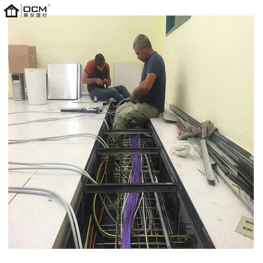 Ocm Sound Insulation Anti Static Calcium Sulphate Floor for Telecommunication Room. Power Station, Computer Room, Factory Clean Room