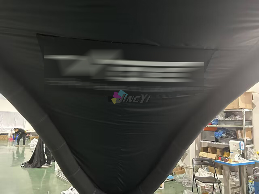 Custom Printed Logo Advertising 20ft Inflatables Sealed V Tent Big Gazebo V-wing Canopy for Outdoor Event