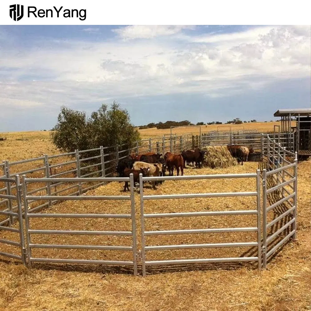 Basic Customization Sample Customization Cow Sheep Heavy Duty Australian Portable Galvanized Goat Horse Corral Cattle Yard Fence Panels