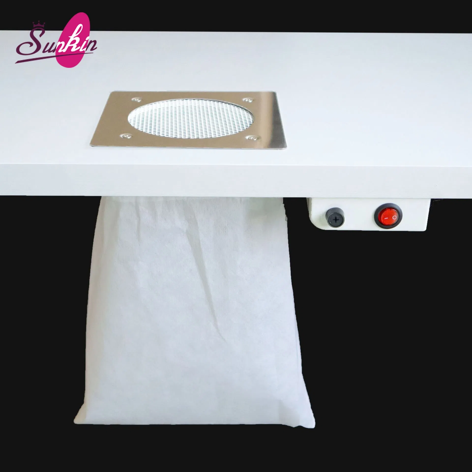 Professional Nail Salon Use Table Embedded Nail Dust Collector