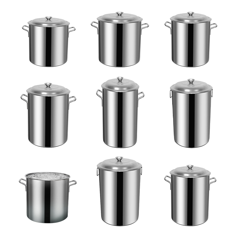 Толстостенная кастрюля из нержавеющей стали для ресторана