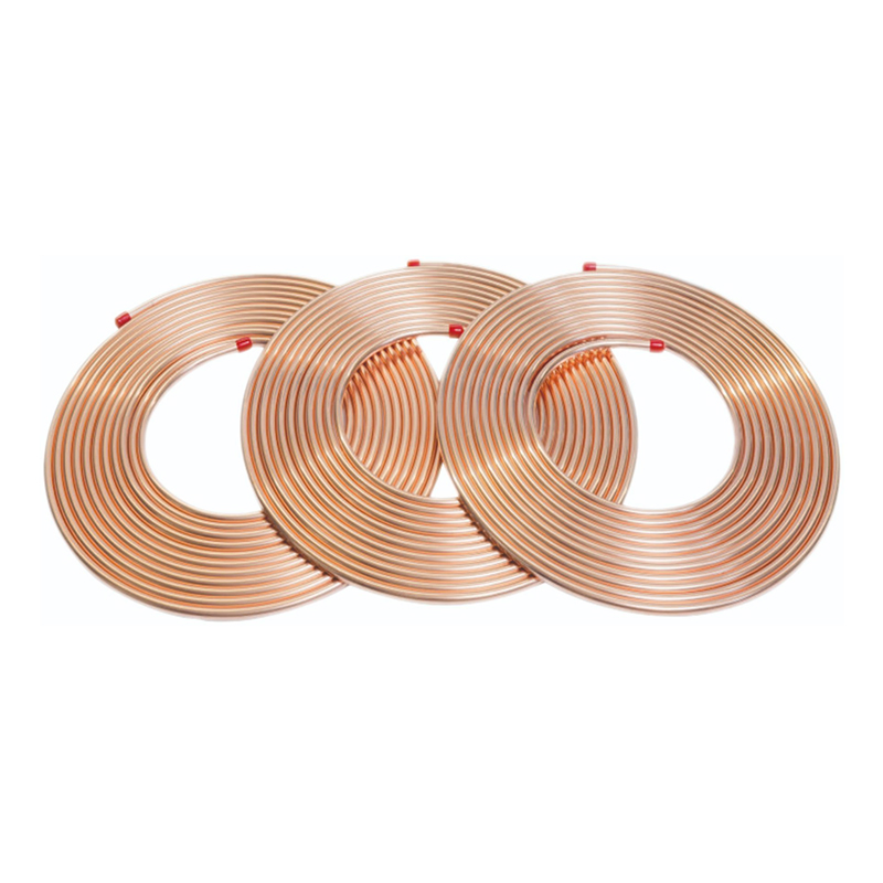 High Quality Refrigeration Copper Tube for Refrigeration Copper Pipe Pancake 1/4" 3/8" 1/2" Copper Pipes for Air Conditioners