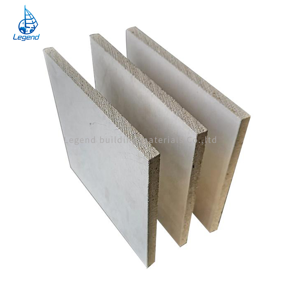 Building Materials Public Place 3.0-20mm 2400X1200mm Fireproof MGO Wall Board for Interior