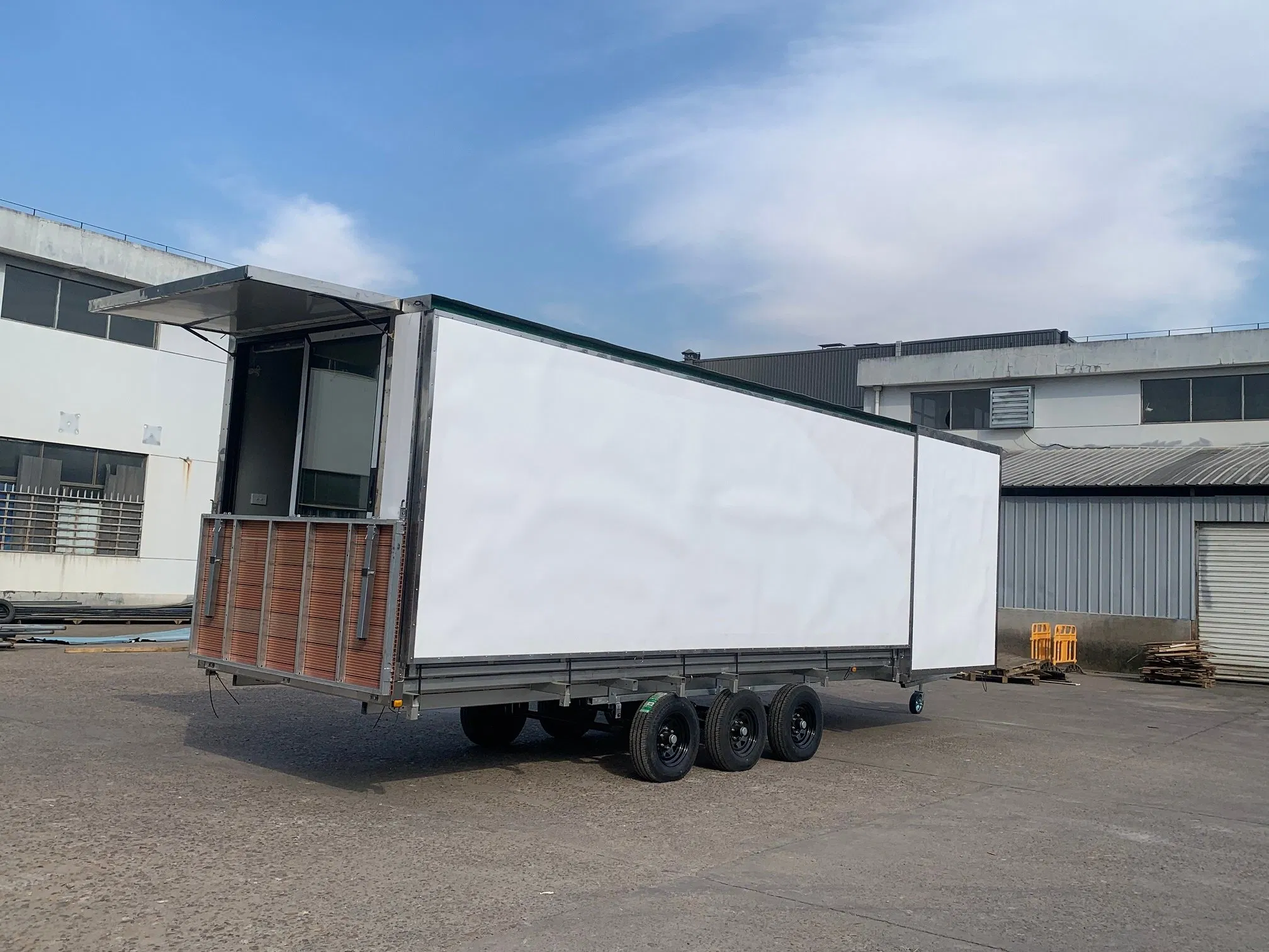 Outdoor Staff Meeting Use Mobile Trailer Office Container