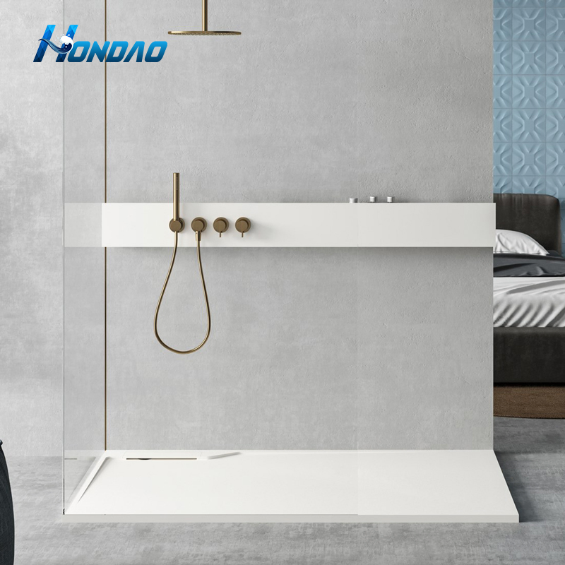 Modern High Quality Family Bathroom Solid Surface Shower Tray