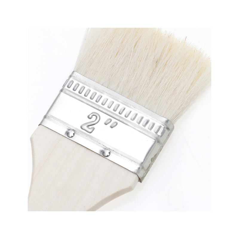 Manufacturer Direct Sales Bristle Wall Painting Brush Set Varnished Wooden Handle Paintbrush