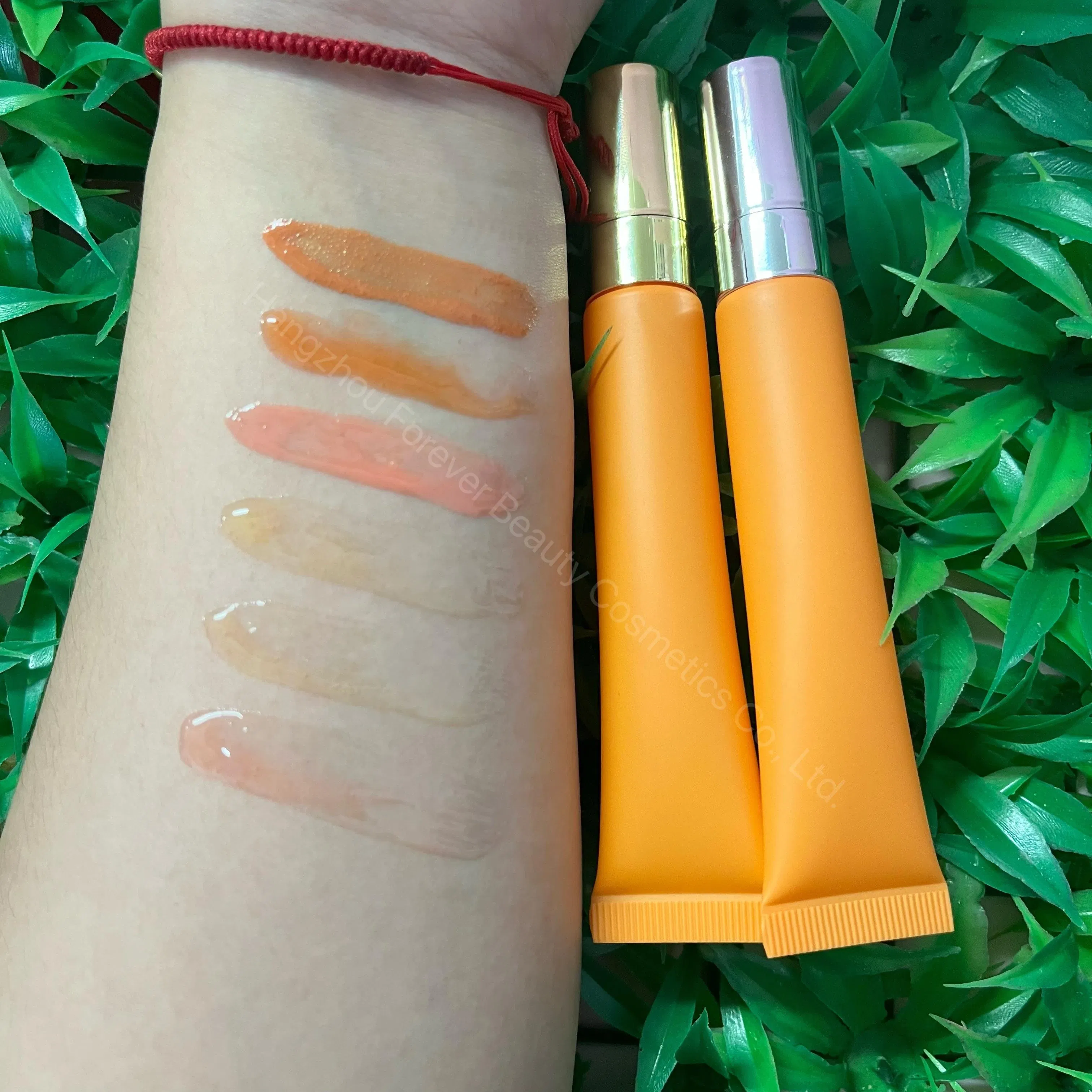 Cruelty Free 2oml Metal Applicator Peach Mango Lip Butter Treatment Soft Vibrant Tint Private Label