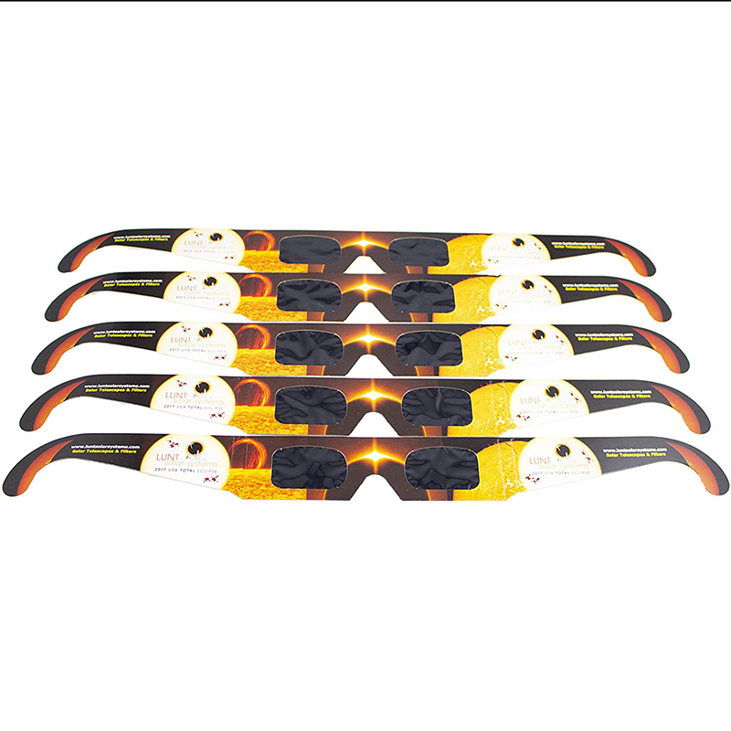 2024 Hot Selling ISO Certified 3D Paper Solar Eclipse Glasses