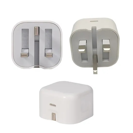 Складной зарядник 20W Type-C с UK вилкой