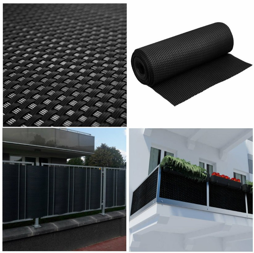 New Windproof Privacy Strip, Rattan Style Fence Strip