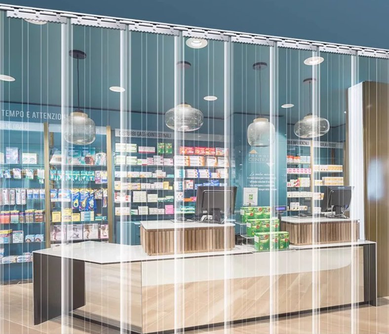 Wholesale 2mm Thick Waterproof Anti Insect Flexible PVC Door Curtain Sheet Roll Size Cut Weld Processing