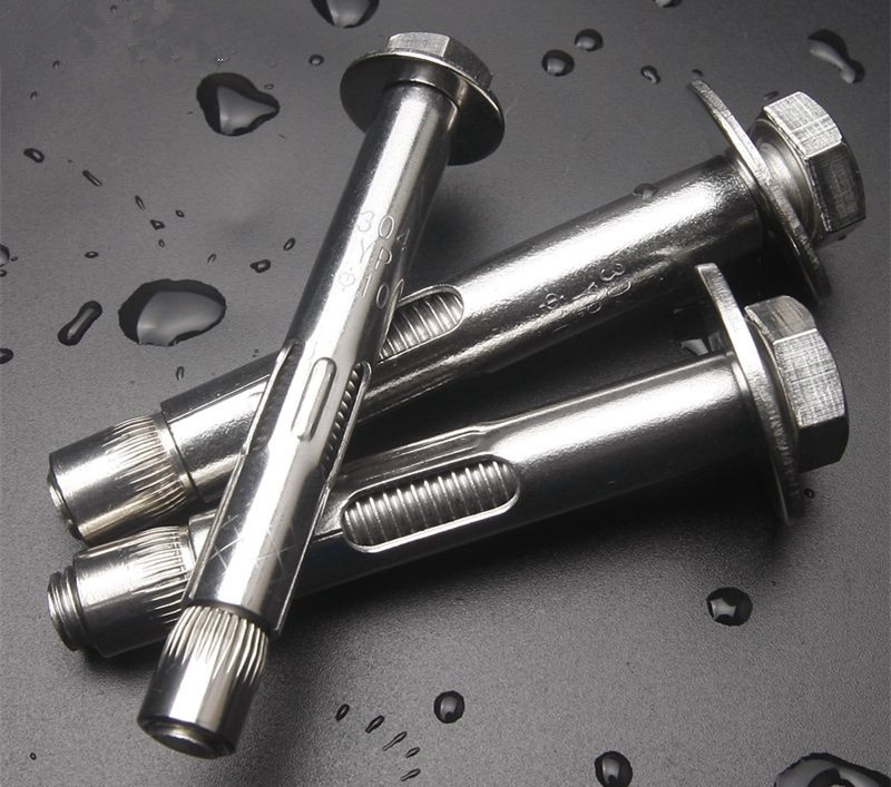 Stainless Steel 304 316 Concrete Expansion Sleeve Anchor Fix Bolt with Hex Bolt