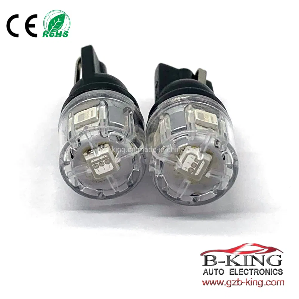 Светодиодная лампа T10 W5w 194 Green для салона авто