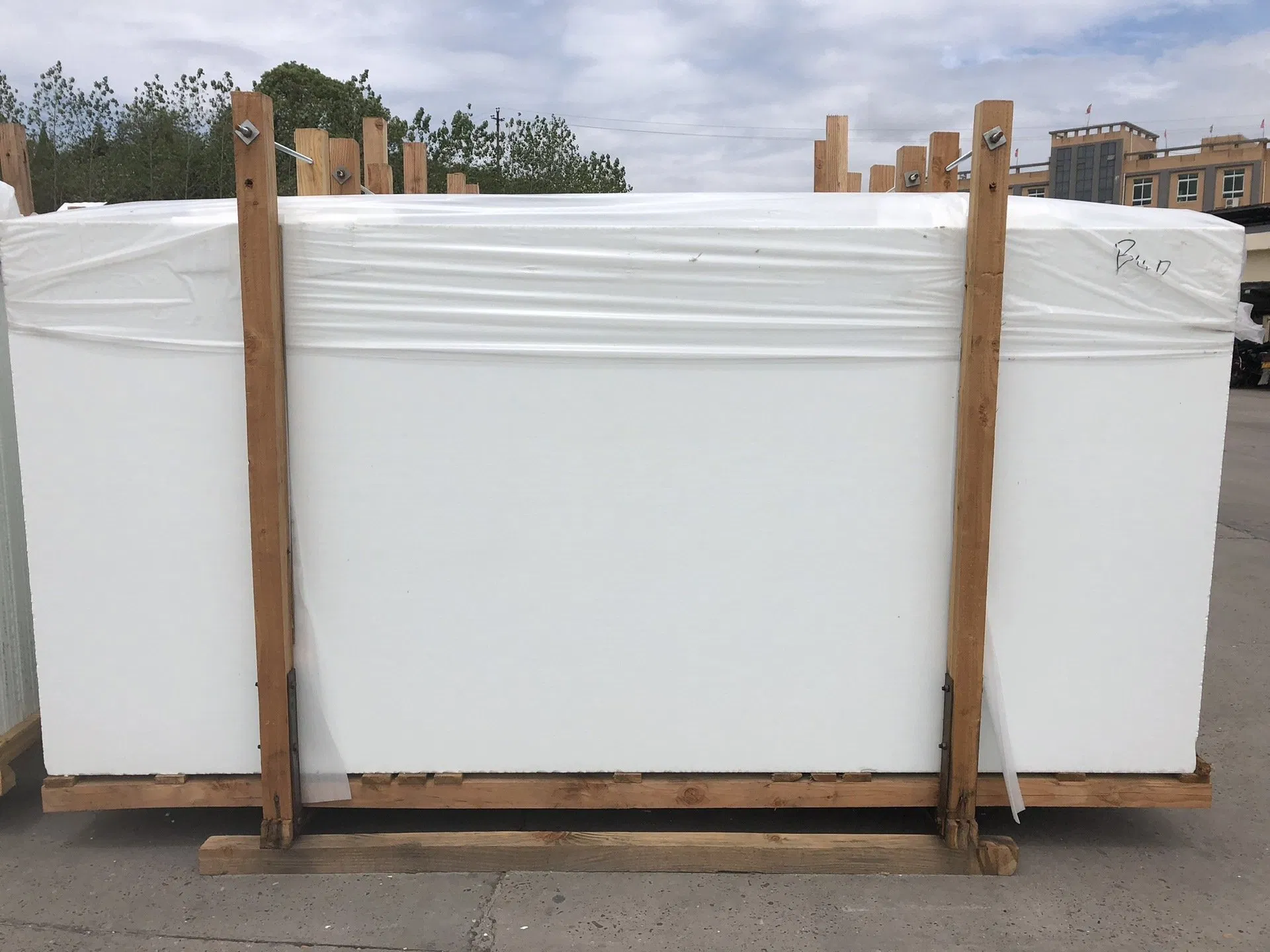 China Nano Crystallized Glass Panel Nano White Marble Stone Slabs