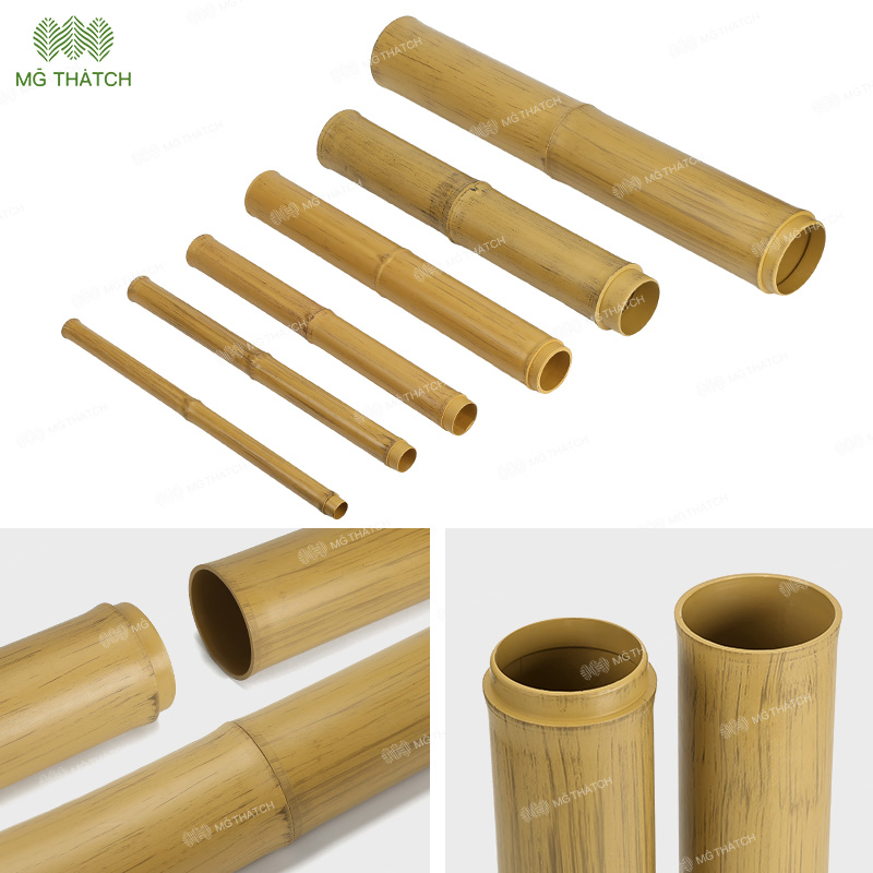 Anti-UV/Waterproof/Fireproof Faux Bamboo Pole