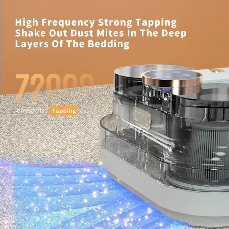 Portable UV Mattress Cleaner with Custom Logo and 12000PA Power