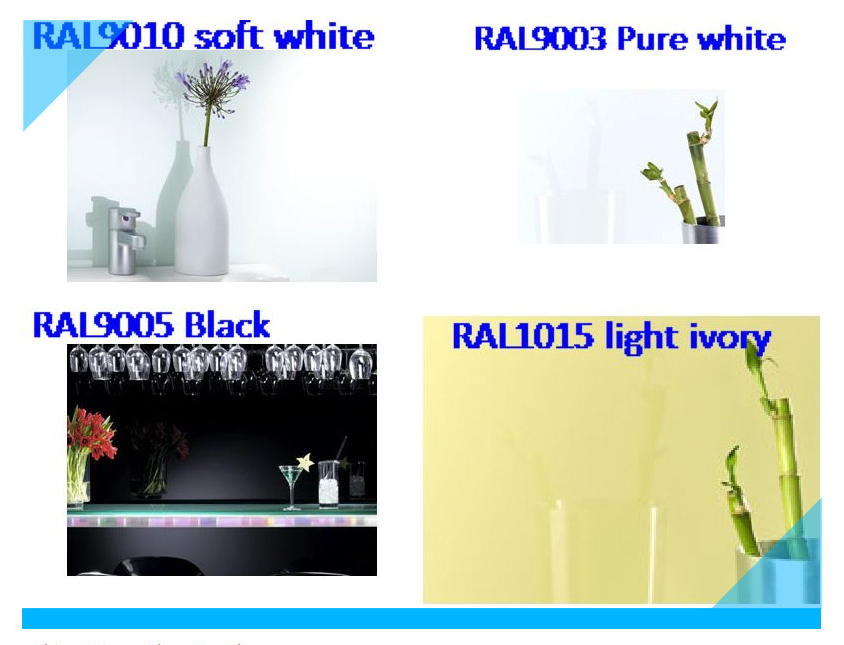 3mm to 6mm Colorful Decorative Lacquered Glass / Back Painted Glass