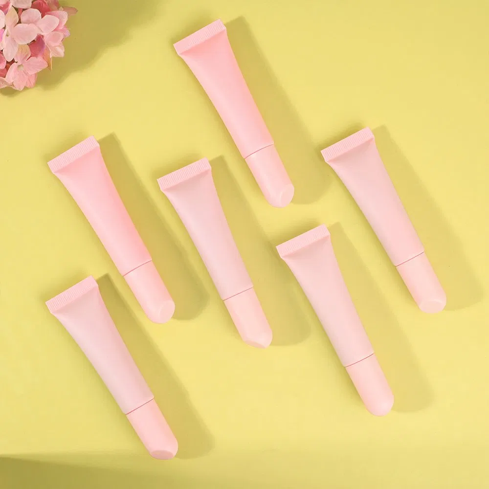 6 Colors Popular Lip Plumper Oil Nourishing Lip OEM Long Lasting Pink Wholesale Palmitoy Tripeptide Lip Balm