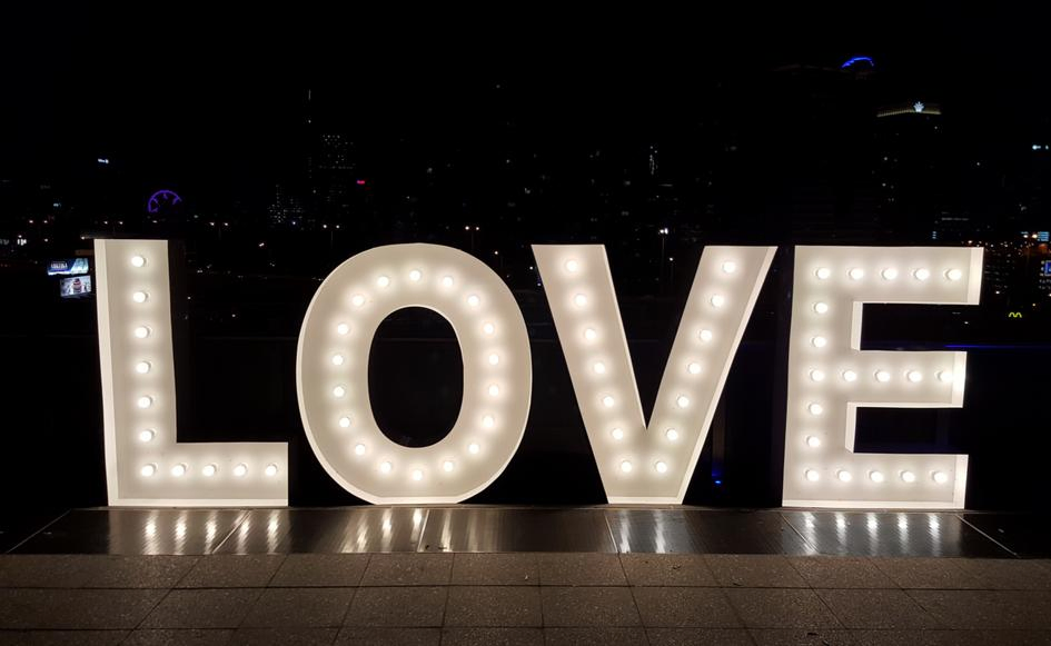 Waterproof Metal Acrylic Marquee LED Letters Alphabet Sign