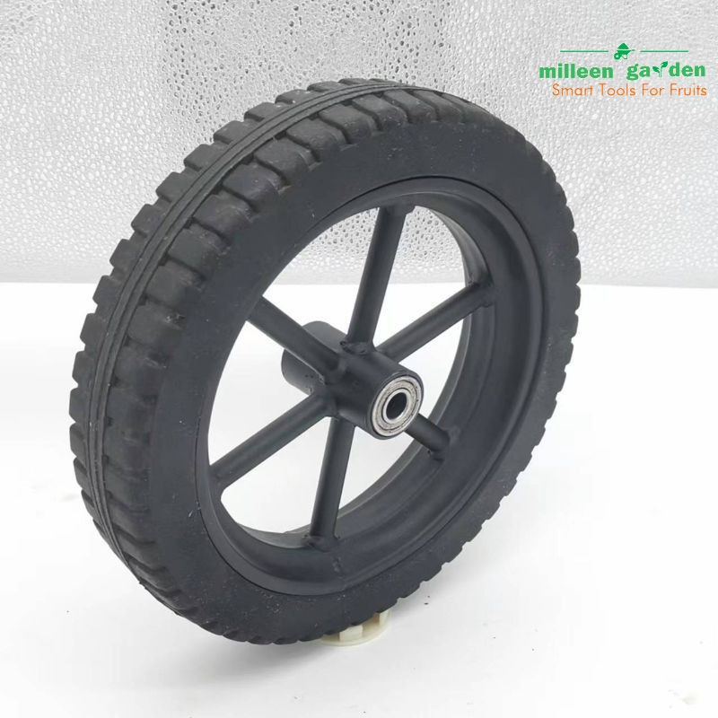 10 Inch Rubber Powder Wheel for Lawn Mower Wheel 250mm, Lawn Mover Wheel for Lawn Machine, Aerator, Hand Trolley, Generator