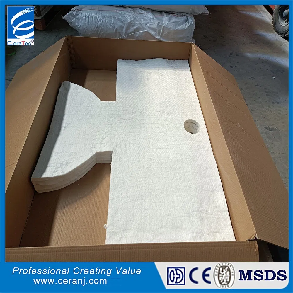 Cutting Alumina Foil Ceramic Fiber Blanket for Outdoor Pizza Oven Insulation