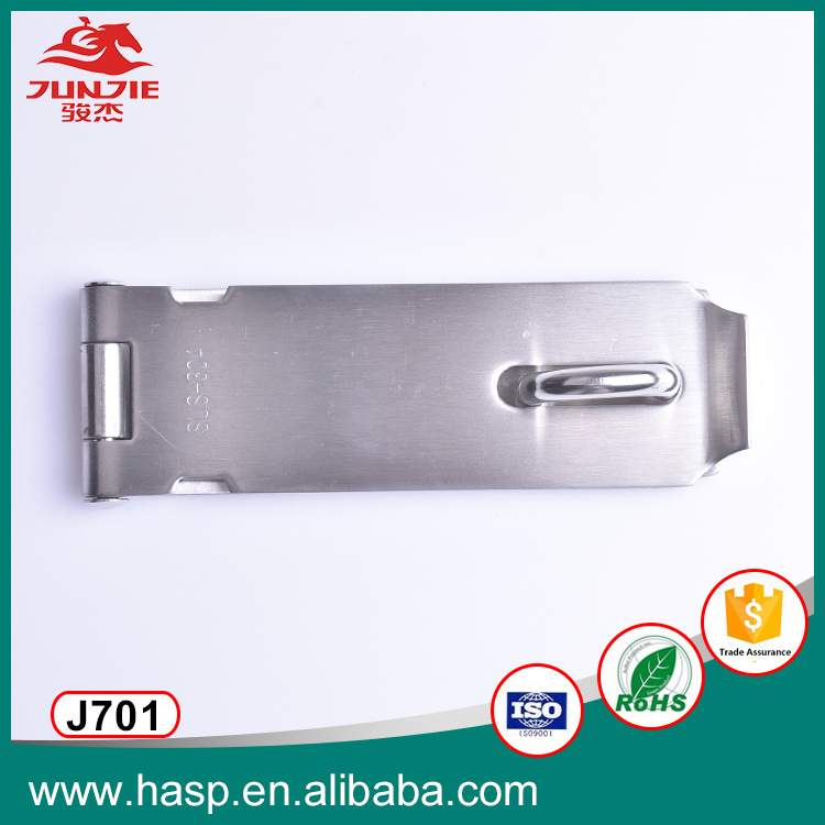 Heavy Duty Concealed Safety Hasp Flexible Link Lock with Hardened Stainless Steel Hasp Staple J701