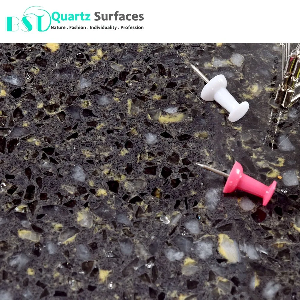 Gray Sparkle Quartz Floor Tile