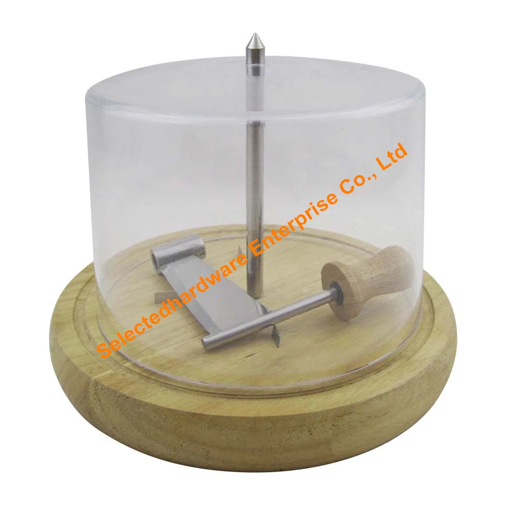 Cheese Slicer Set with Wooden Cutting Board Cheese Curler