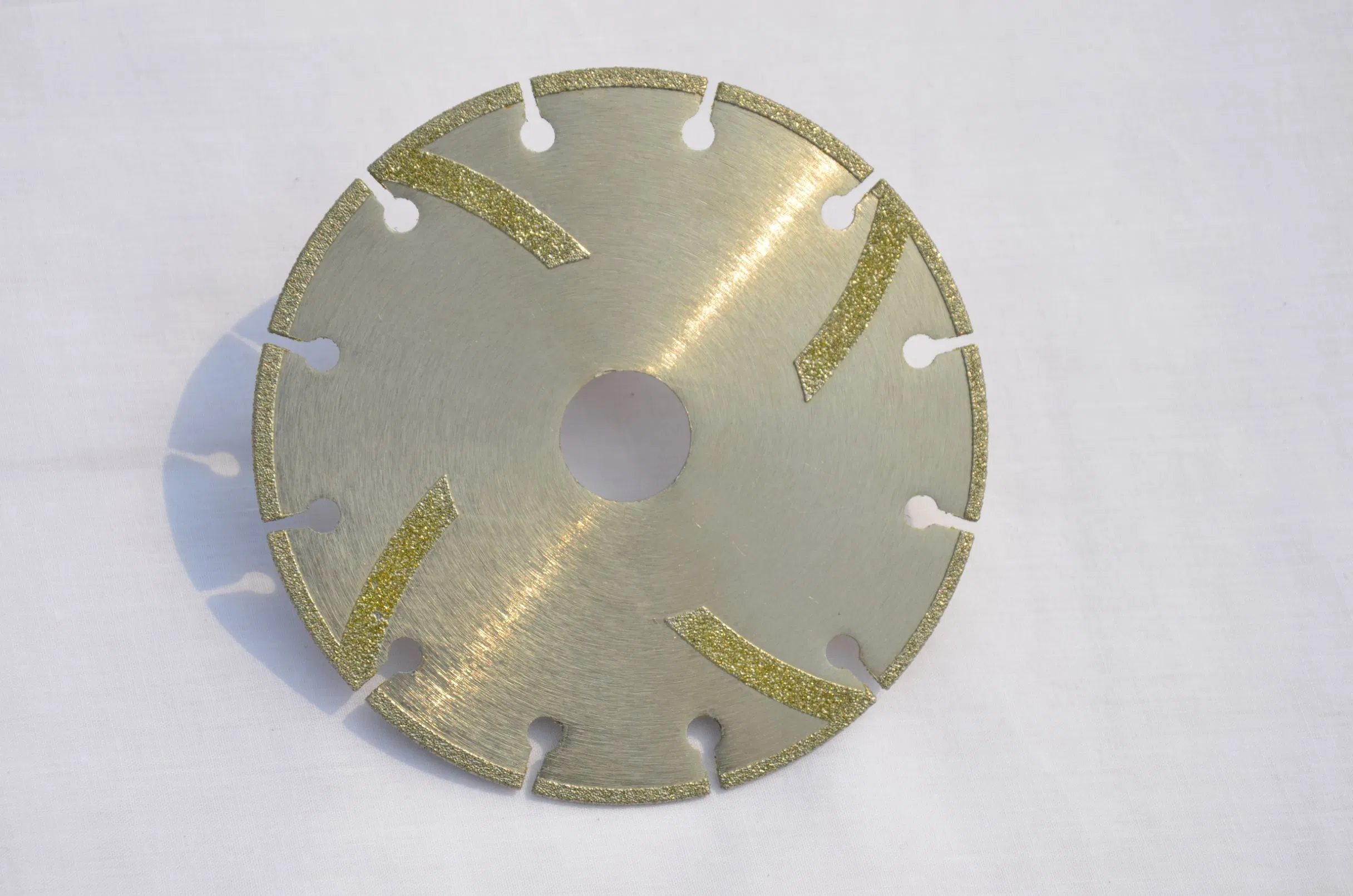 Electroplating Diamond Saw Blade for Stone, Ceramic, Glass and Other Hard Material Cutting with Whirl Protection