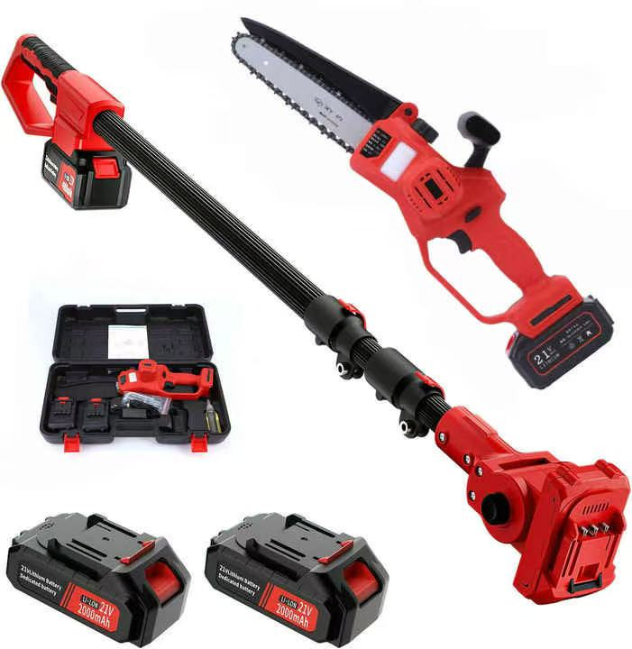 Aluminum Gearbox High Speed Brushless 21V Professional Battery Hand Chainsaw 8inch Garden Chain Saw