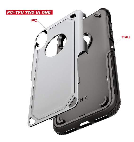 for Apple iPhone Xs Max Xr X Cover Case Shockproof Hybrid Hard Rubber Armor