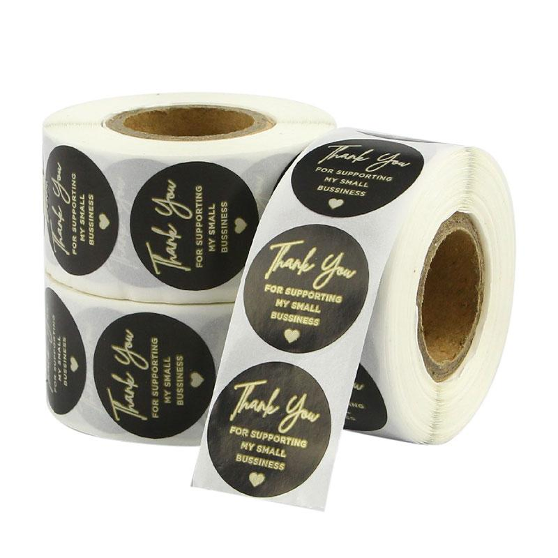 Eco-Friendly Round Thermal Labels for DIY Projects and Branding