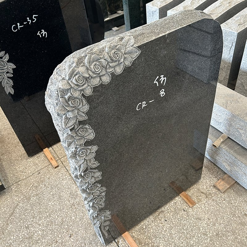 Natural Stone India Black Granite Funeral Headstone/Monument/Memorials/Gravestone/Tombstone/Cemetery and Accessories