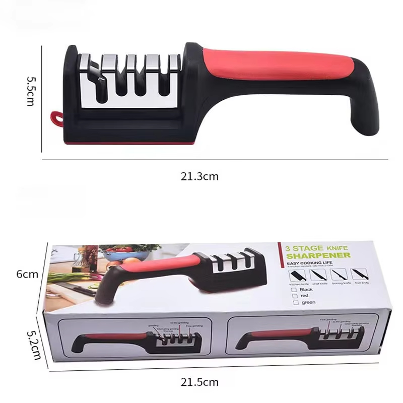 New 4 in 1 Household Knife Sharpener Creative Manual Fast Sharpening Knife Scissors Tool Knife Sharpener