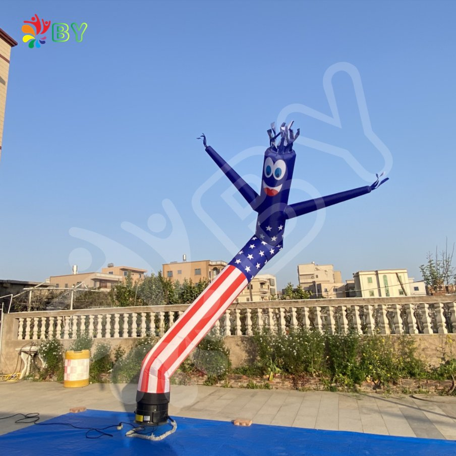 Popular Different Colors 20FT High Advertising Inflatable Sky Air Dancers From China Factory