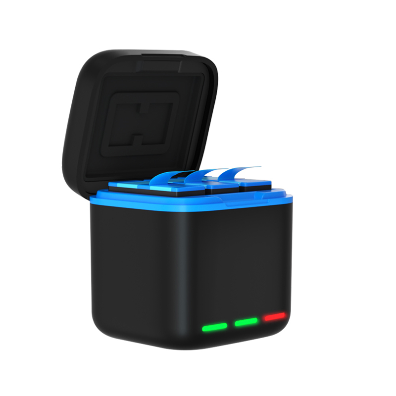 Triple Storage Battery Charger Box for Gopro 5/6/7/8 Without Battery for Gopro Accessories