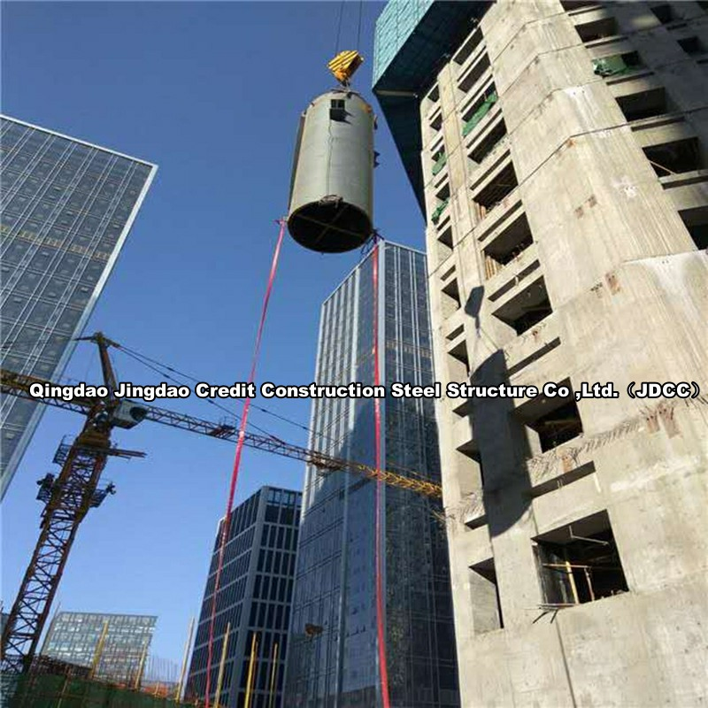 New Design Customize Multi-Storey Steel Structure Building Glass Facade High Rise Building Glass Wall Steel Structure Frame Building Glass Curtain Wall Steel