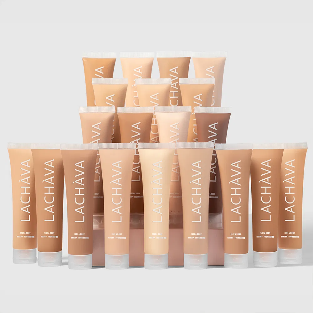 Private Label Face Beauty Traceless Soft Foundation Cream Tube Waterproof Matte Makeup Liquid Full Coverage Foundation