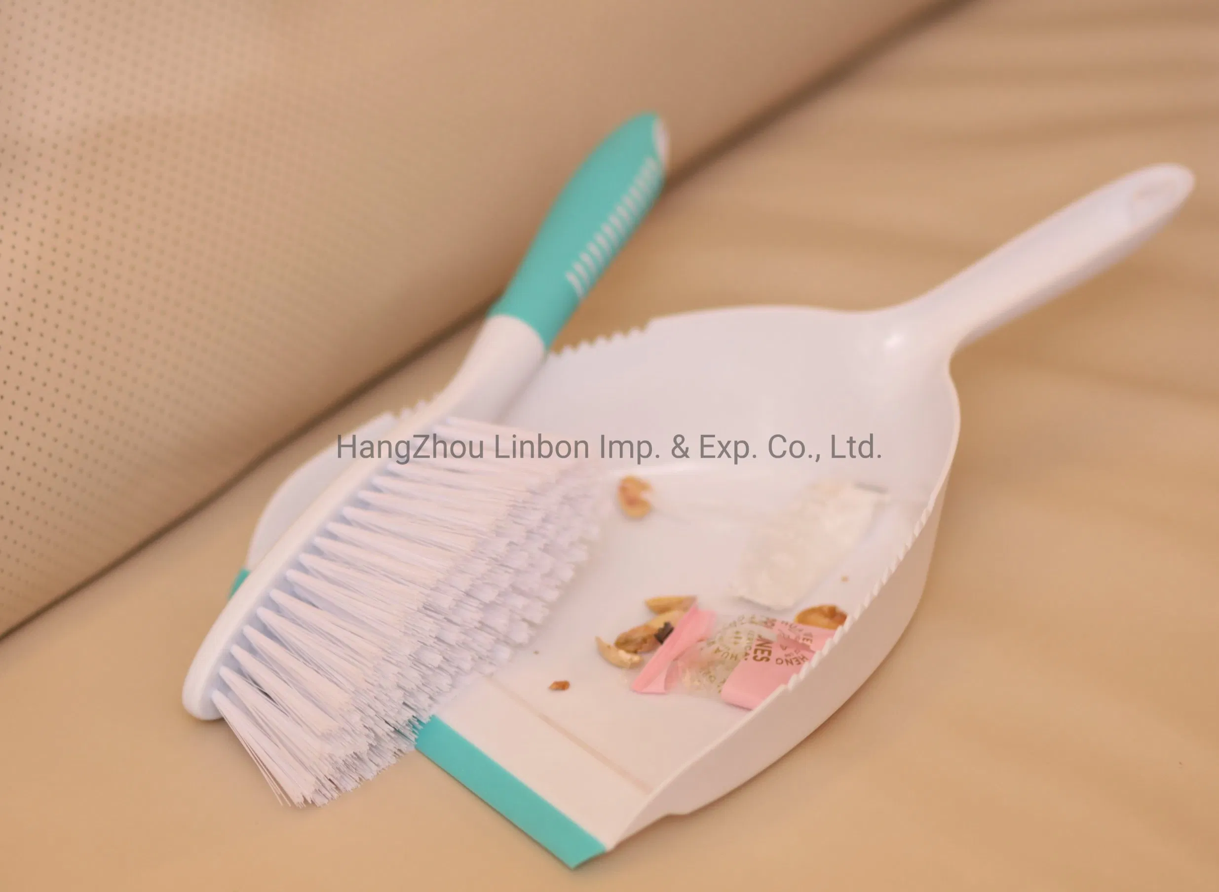 Hot Selling TPR Handled Cleaning Tool Set with Dustpan and Brush