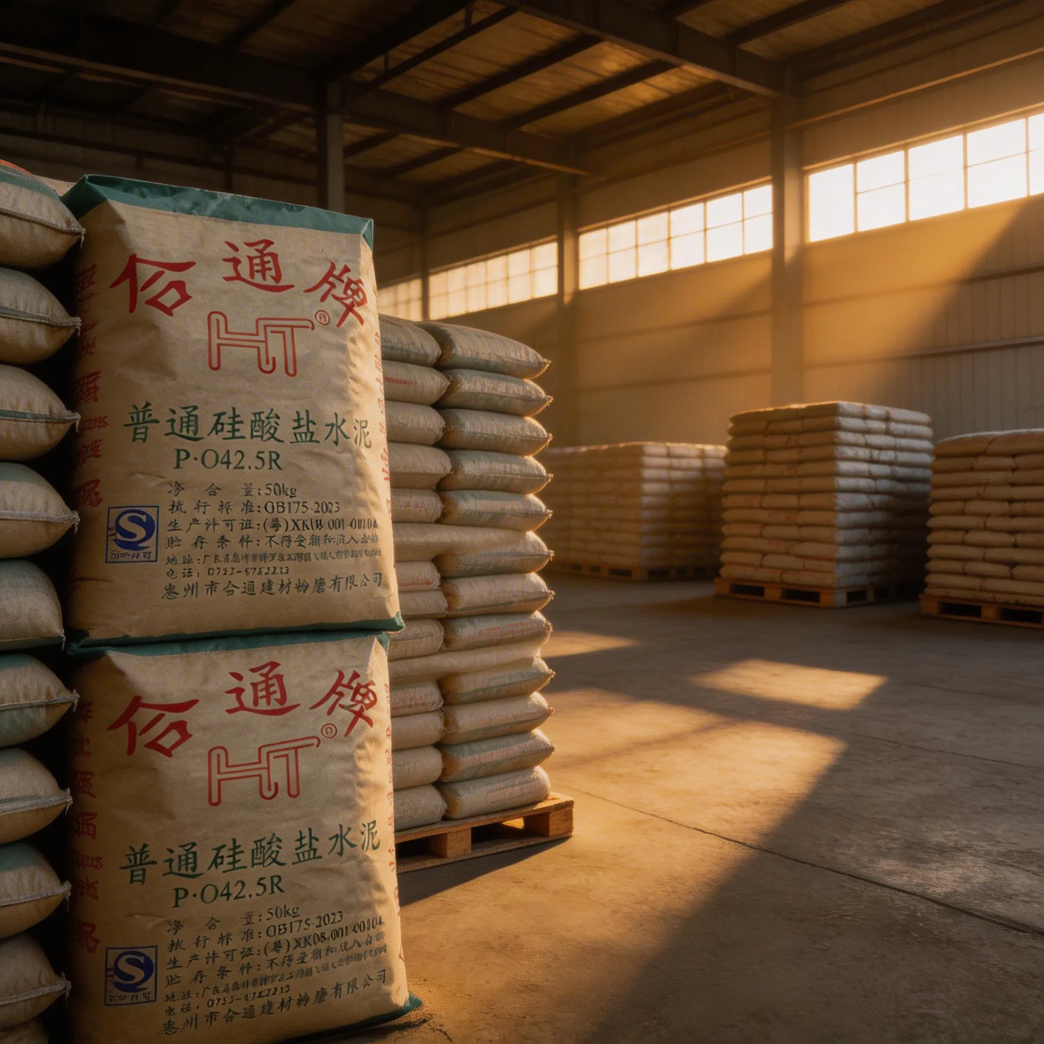 P. O 42.5r Portland Cement for Ready-Mix Concrete Applications