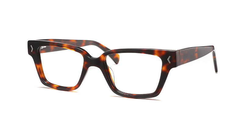 Manufacturers Direct Acetate Square Mens Glasses Frame New Fashion Retro Eyeglasses Optical Spectacles