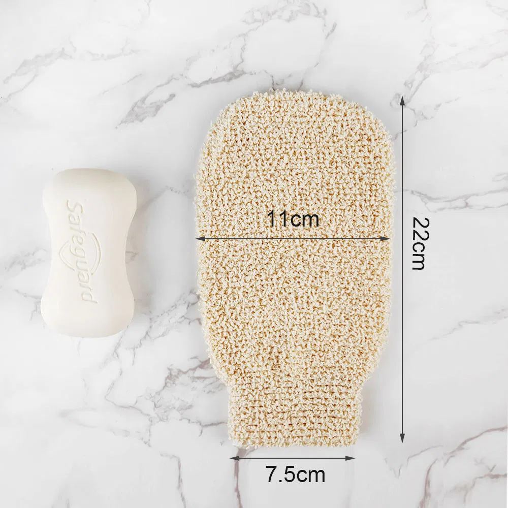 Point Hemp Bath Foaming Towel Wipe Sponge Loofah Material for Skin Care Manufacturer Wholesale Body Massage Jute Bath Gloves