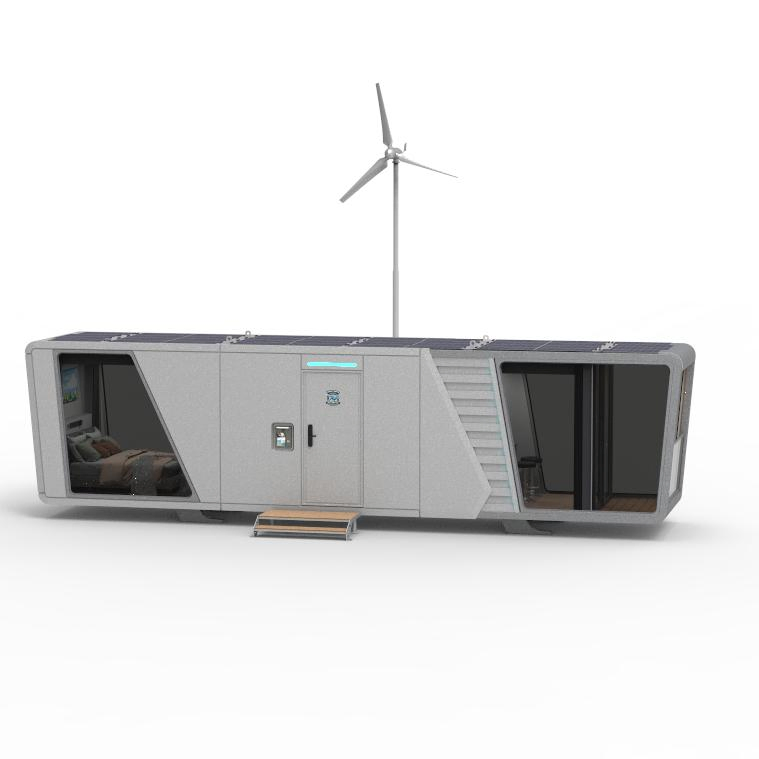 Marine Dancer 2024 Fashionable Wind Solar Capsule House Tiny Mobile Home Prefabricated Homes Resort Building