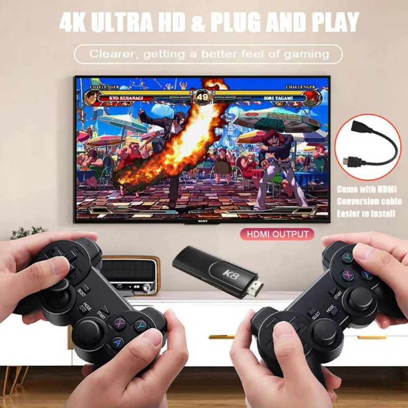 Игровая консоль K8 для ТВ с 40000+ игр