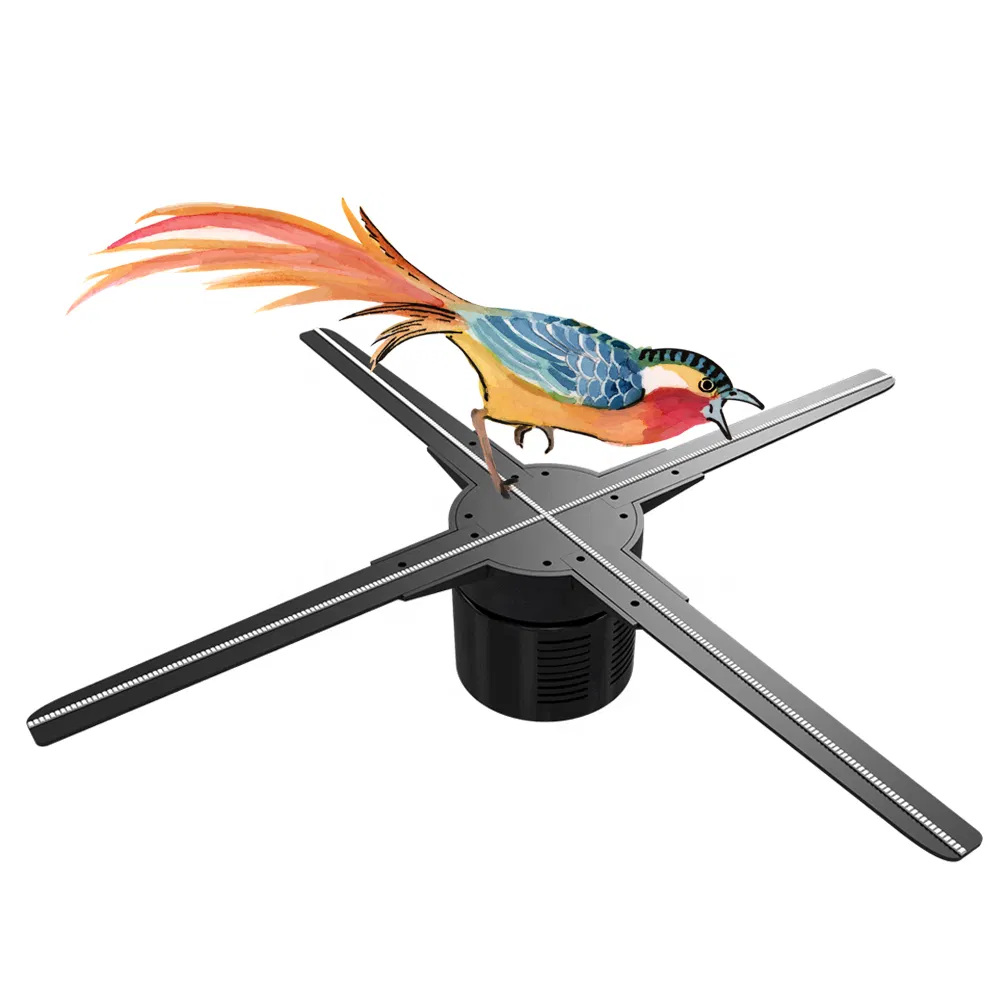 3D голографический вентилятор для рекламы с Wi-Fi управлением