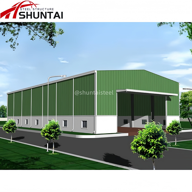 Prefabricated Light Steel Structure Workshop Building Warehouse Shed Hangar Steel Structure Warehouse