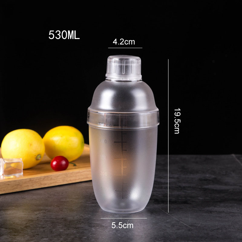 Plastic Mixer Bottle Shaker Cup Drinking Mixer Hand Bar Tools Cocktail Shaker for Le Grand Saint 40 Degrees Kurant Lazy Eight