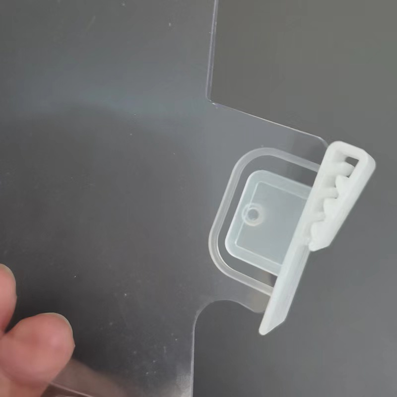 Supermarket PVC Channel Promotional Card Plastic Fruit Store Pop Shelf Labels Fixed Straight Clips