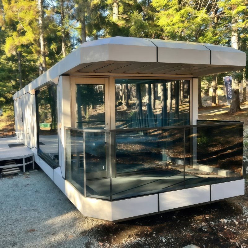 Convenient Outdoor Living Prefabricated Houses, Modern Intelligent Mobile Space Cabin Houses